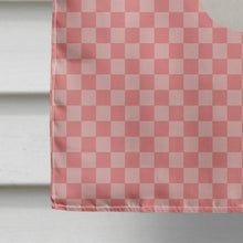 Load image into Gallery viewer, Leghorn Chicken Pink Check Flag Canvas House Size BB7840CHF