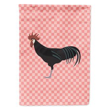Load image into Gallery viewer, Minorca Ctalalan Chicken Pink Check Flag Canvas House Size BB7841CHF