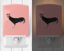 Load image into Gallery viewer, Minorca Ctalalan Chicken Pink Check Ceramic Night Light BB7841CNL