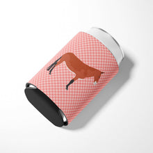 Load image into Gallery viewer, Mule Pink Check Can or Bottle Hugger BB7845CC