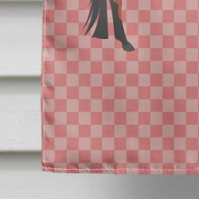 Load image into Gallery viewer, Mule Pink Check Flag Canvas House Size BB7845CHF