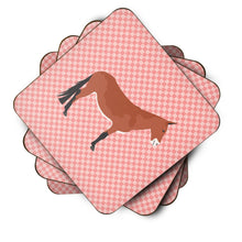 Load image into Gallery viewer, Mule Pink Check Foam Coaster  BB7845FC