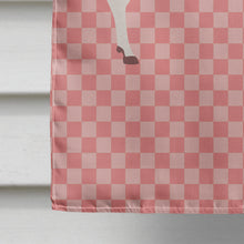 Load image into Gallery viewer, Australian Teamster Donkey Pink Check Flag Canvas House Size BB7846CHF