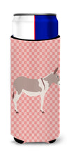 Load image into Gallery viewer, Australian Teamster Donkey Pink Check   Hugger for slim cans