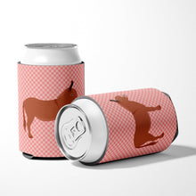 Load image into Gallery viewer, Irish Donkey Pink Check Can or Bottle Hugger BB7848CC