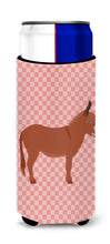 Load image into Gallery viewer, Irish Donkey Pink Check   Hugger for slim cans