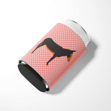 Load image into Gallery viewer, Catalan Donkey Pink Check Can or Bottle Hugger BB7855CC