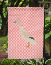 Load image into Gallery viewer, West Harlequin Duck Pink Check Garden Flag - Outdoor Decorative Yard Flag