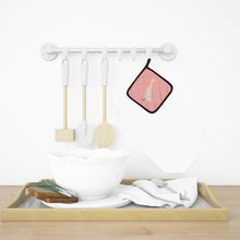 Load image into Gallery viewer, Bali Duck Pink Check Pot Holders - Set of 2 - Heat-Resistant Kitchen Essentials BB7859PTHD
