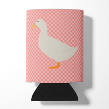 Load image into Gallery viewer, American Pekin Duck Pink Check Can or Bottle Hugger BB7860CC