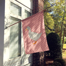 Load image into Gallery viewer, American Pekin Duck Pink Check Flag Canvas House Size BB7860CHF