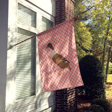 Load image into Gallery viewer, Dutch Hook Bill Duck Pink Check Flag Canvas House Size BB7861CHF