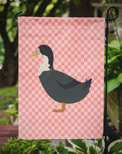 Load image into Gallery viewer, Blue Swedish Duck Pink Check Garden Flag - Outdoor Decorative Yard Flag