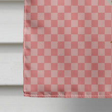 Load image into Gallery viewer, Indian Runner Duck Pink Check Flag Canvas House Size BB7865CHF