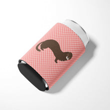 Load image into Gallery viewer, Russian or European Mink Pink Check Can or Bottle Hugger BB7868CC