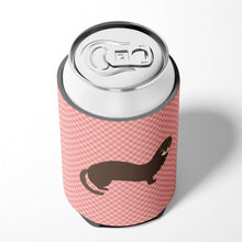 Load image into Gallery viewer, Russian or European Mink Pink Check Can or Bottle Hugger BB7868CC