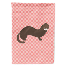 Load image into Gallery viewer, Russian or European Mink Pink Check Flag Canvas House Size BB7868CHF