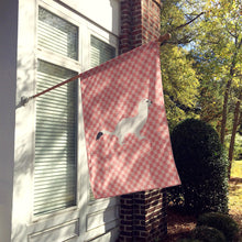 Load image into Gallery viewer, Stoat Short-tailed Weasel Pink Check Flag Canvas House Size BB7872CHF