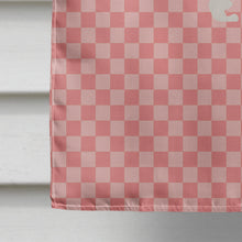 Load image into Gallery viewer, Stoat Short-tailed Weasel Pink Check Flag Canvas House Size BB7872CHF