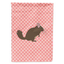 Load image into Gallery viewer, Chinchilla Pink Check Flag Canvas House Size BB7875CHF
