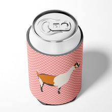 Load image into Gallery viewer, Alpine Goat Pink Check Can or Bottle Hugger BB7880CC