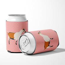 Load image into Gallery viewer, Alpine Goat Pink Check Can or Bottle Hugger BB7880CC