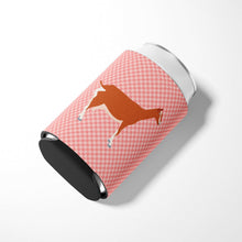 Load image into Gallery viewer, Toggenburger Goat Pink Check Can or Bottle Hugger BB7881CC
