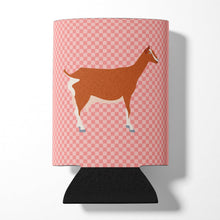 Load image into Gallery viewer, Toggenburger Goat Pink Check Can or Bottle Hugger BB7881CC