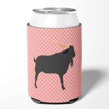 Load image into Gallery viewer, Verata Goat Pink Check Can or Bottle Hugger BB7882CC