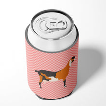Load image into Gallery viewer, Anglo-nubian Nubian Goat Pink Check Can or Bottle Hugger BB7883CC