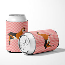 Load image into Gallery viewer, Anglo-nubian Nubian Goat Pink Check Can or Bottle Hugger BB7883CC