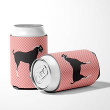 Load image into Gallery viewer, Black Bengal Goat Pink Check Can or Bottle Hugger BB7884CC