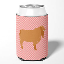 Load image into Gallery viewer, American Lamancha Goat Pink Check Can or Bottle Hugger BB7885CC
