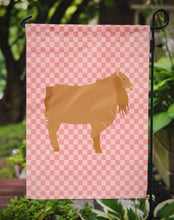Load image into Gallery viewer, American Lamancha Goat Pink Check Garden Flag - Outdoor Decorative Yard Flag