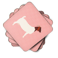 Load image into Gallery viewer, Boer Goat Pink Check Foam Coaster  BB7886FC