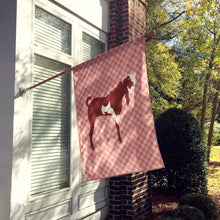 Load image into Gallery viewer, Jamnapari Goat Pink Check Flag Canvas House Size BB7890CHF