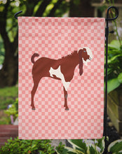 Load image into Gallery viewer, Jamnapari Goat Pink Check Garden Flag - Outdoor Decorative Yard Flag