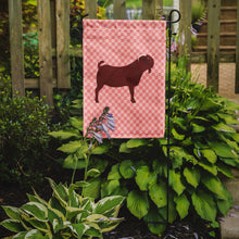 Load image into Gallery viewer, Kalahari Red Goat Pink Check Garden Flag - Outdoor Decorative Yard Flag