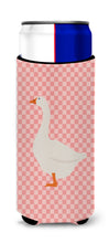 Load image into Gallery viewer, Embden Goose Pink Check   Hugger for slim cans