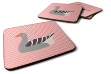 Load image into Gallery viewer, Pilgrim Goose Pink Check Foam Coaster  BB7893FC