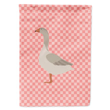 Load image into Gallery viewer, Steinbacher Goose Pink Check Flag Canvas House Size BB7894CHF