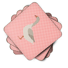 Load image into Gallery viewer, Steinbacher Goose Pink Check Foam Coaster  BB7894FC