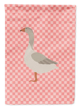 Load image into Gallery viewer, Steinbacher Goose Pink Check Garden Flag - Outdoor Decorative Yard Flag