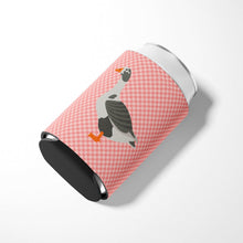 Load image into Gallery viewer, West of England Goose Pink Check Can or Bottle Hugger