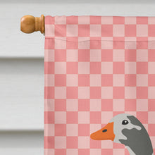 Load image into Gallery viewer, West of England Goose Pink Check Flag Canvas House Size BB7895CHF