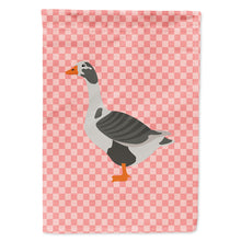 Load image into Gallery viewer, West of England Goose Pink Check Flag Canvas House Size BB7895CHF
