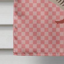 Load image into Gallery viewer, Chinese Goose Pink Check Flag Canvas House Size BB7896CHF