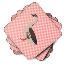Load image into Gallery viewer, Chinese Goose Pink Check Foam Coaster  BB7896FC