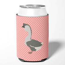 Load image into Gallery viewer, African Goose Pink Check Can or Bottle Hugger BB7899CC