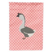 Load image into Gallery viewer, African Goose Pink Check Flag Canvas House Size BB7899CHF
